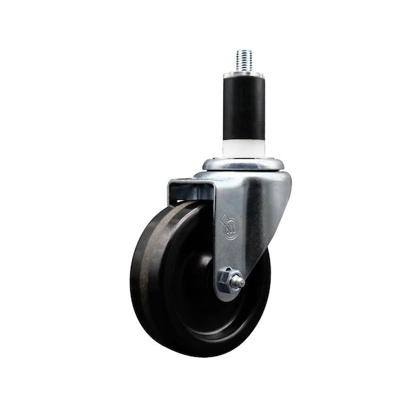 4'' Phenolic Wheel Swivel 1-3/8'' Expanding Stem Caster